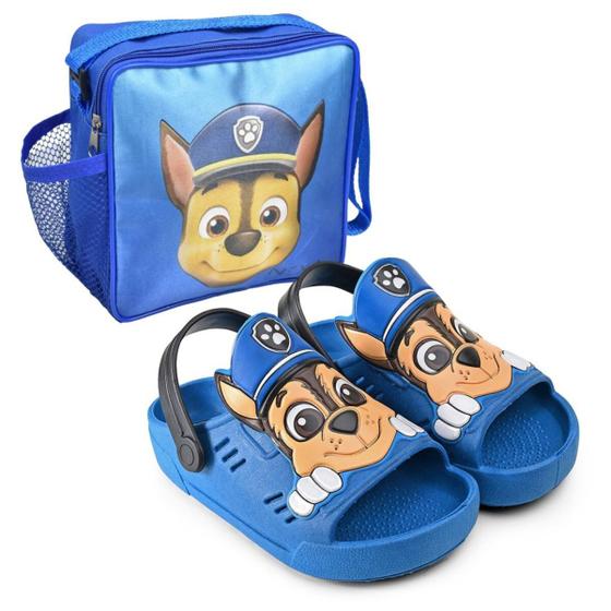 Imagem de Kit Sandália E Mochila Nexa Azul Patrulha Infantil