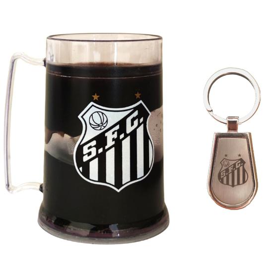 Imagem de Kit Santos - Caneca 300ml + Chaveiro Oficial