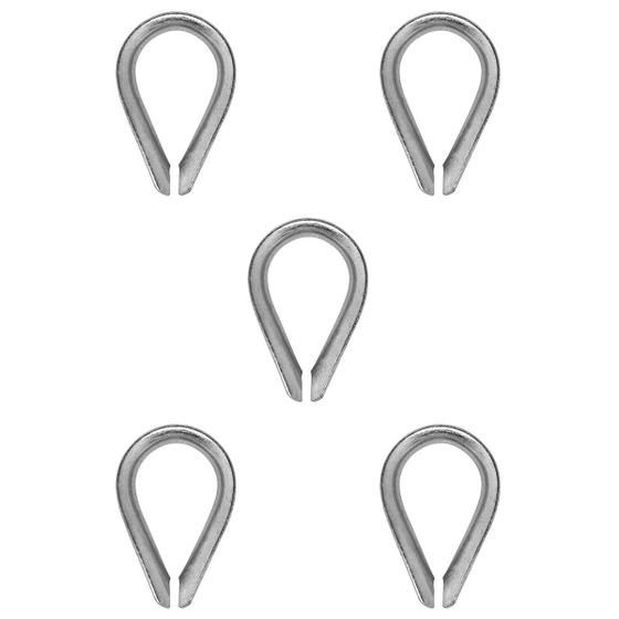 Imagem de Kit Sapatilha Para Cabo De Aço 3/4'' - 8,0008 (Com 5 Unidades) - Nord 