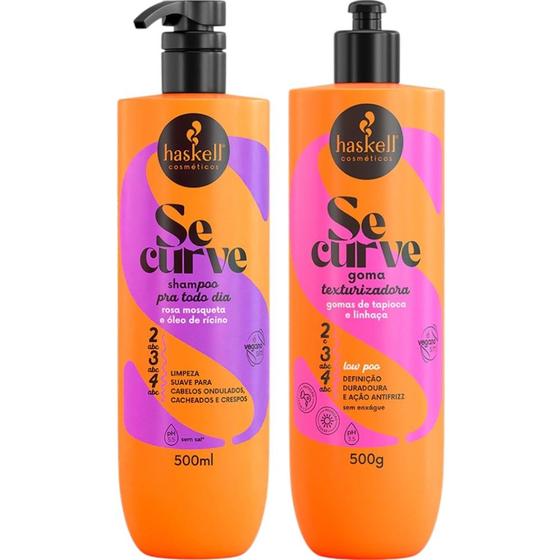 Imagem de Kit Se Curve Shampoo + Goma Texturizadora 500ml Haskell