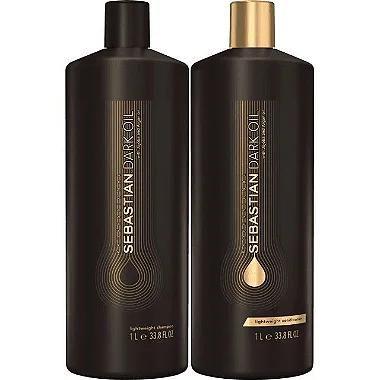 Imagem de Kit Sebastian Dark Oil Duo (Shampoo 1 Litro + Condicionador 1 Litro)