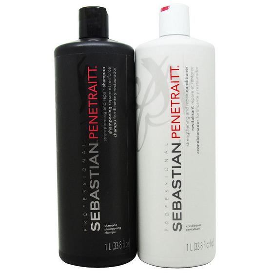 Kit Sebastian Penetraitt - Shampoo 1L + Condicionador 1L - Kit Shampoo ...