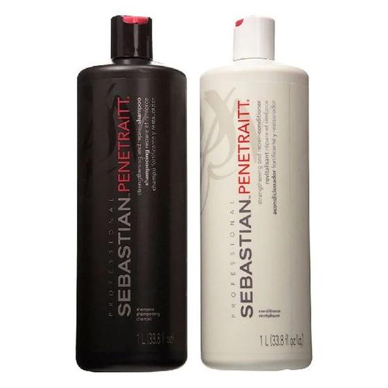 Imagem de Kit Sebastian Penetraitt Shampoo + Condicionador - 1000ml