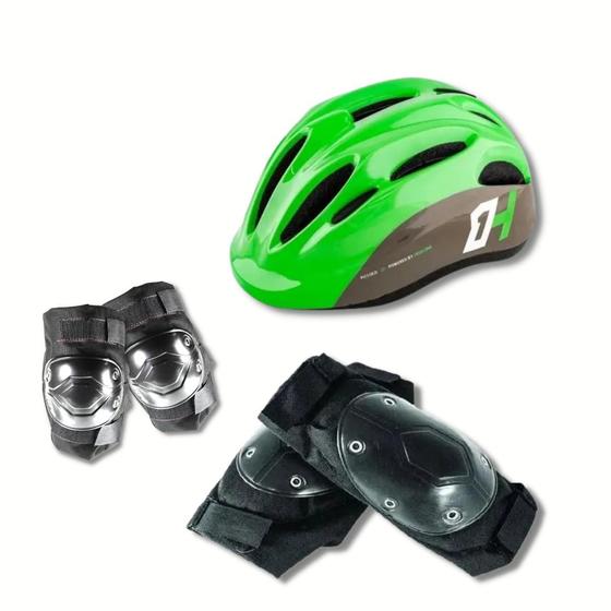 Kit Segurança infantil bike, skate, patins Joelheira e Cotoveleira