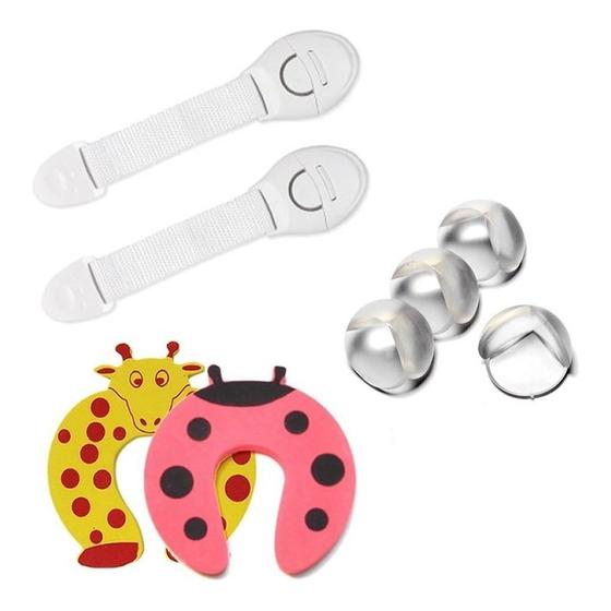 Imagem de Kit Segurança Para Bebês - 18 Travas, 10 Quinas, 8 Pr. Porta