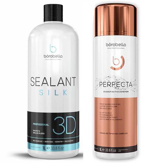 Imagem de Kit Selagem Sealant 3D e Perfecta Biodefinitive Borabella 1L