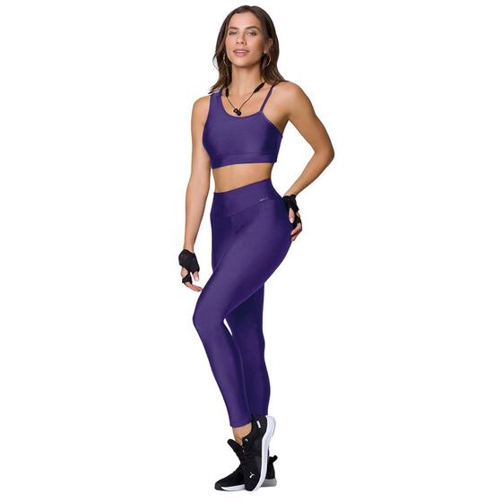 Imagem de Kit Selene Top + Calça Legging Recortes Feminino