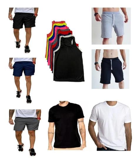 Kit Semana Na Academia Masculino Roupas Fitness Masculinas