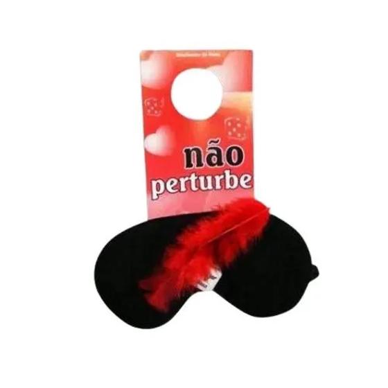 Imagem de Kit Sensações-Diversão garantida!-01 pena, 01 venda para olhos, 01 aviso de porta, 01 dado do amor