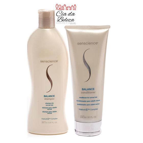 Imagem de Kit Senscience Balance Shampoo 280ml e Condicionador 240ml.