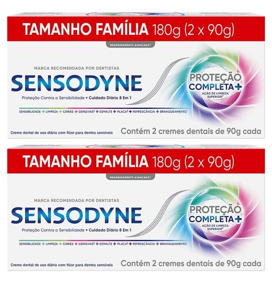 Imagem de Kit Sensodyne Proteção Completa+ Com 2 Promopacks