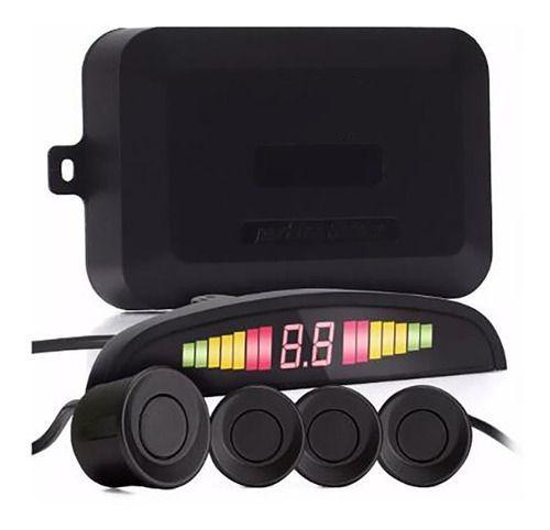Kit Sensor De Re Estacionamento Preto 4 pontos display led sonoro Completo Universal Para carro Menor preço em Kit Sensor De Re Estacionamento Preto 4 pontos display led sonoro Completo Universal Para carro
