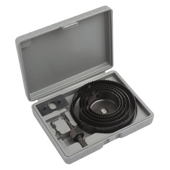 Kit Serra Copo 8 Peças P/ Madeira - Laminas De 64mm A 127mm 9KA EDA Menor preço em Kit Serra Copo 8 Peças P/ Madeira - Laminas De 64mm A 127mm 9KA EDA