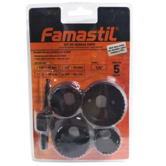 Imagem de Kit Serra Copo com 5 Peças Famastil