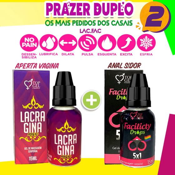 Imagem de Kit Sex Shop Double Produtos eróticos full  lac fac