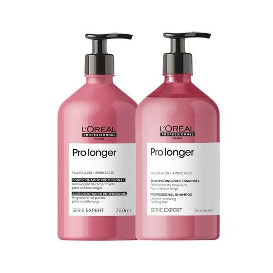 Imagem de Kit Sh + Cond L'Oréal Professionnel Pro Longer 750Ml