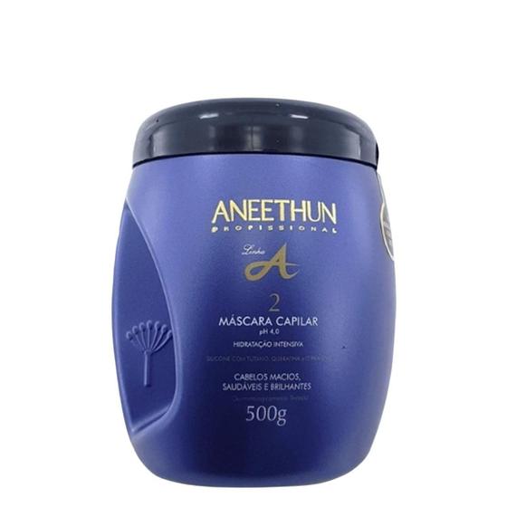 Imagem de Kit Shampoo 300Ml Máscara 500G Linha A Aneethun