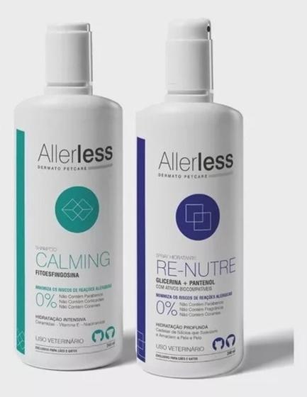 Imagem de Kit: Shampoo Calming + Spray Re-nutre Allerless