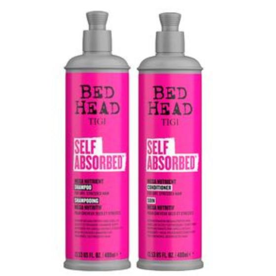 Imagem de Kit Shampoo Cond Self Absorbed Nutrição Bed Head Tigi 400ml