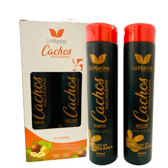 Imagem de Kit Shampoo + Condicionador Cachos Macadâmia 2x300ml