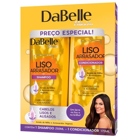 Imagem de Kit Shampoo + Condicionador DaBelle Liso Arrasador