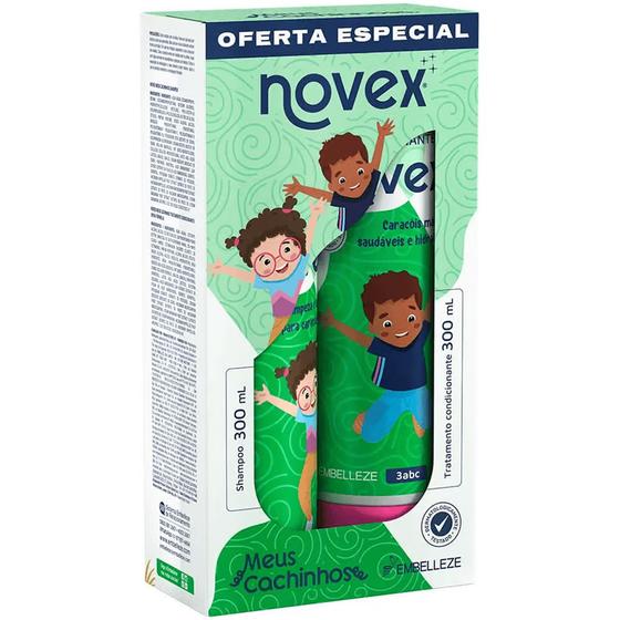 Imagem de Kit Shampoo + Condicionador Hidratante Novex Embelleze 300ml Todo Tipo de Cabelo