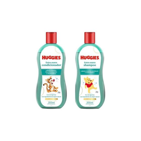 Imagem de Kit Shampoo+Condicionador Huggies 200Ml Extra Suave