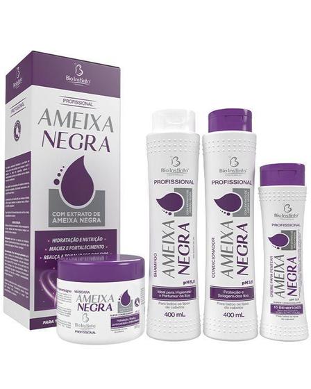 Imagem de Kit Shampoo Condicionador Máscara Ameixa Negra Bio Instinto