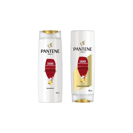 Imagem de Kit Shampoo + Condicionador Pantene 400ml Cachos