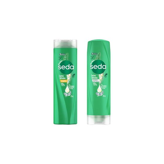 Imagem de Kit Shampoo+Condicionador Seda 325ml Cachos Definidos