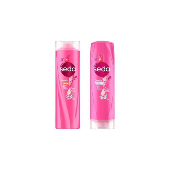 Imagem de Kit Shampoo+Condicionador Seda 325Ml Ceramidas