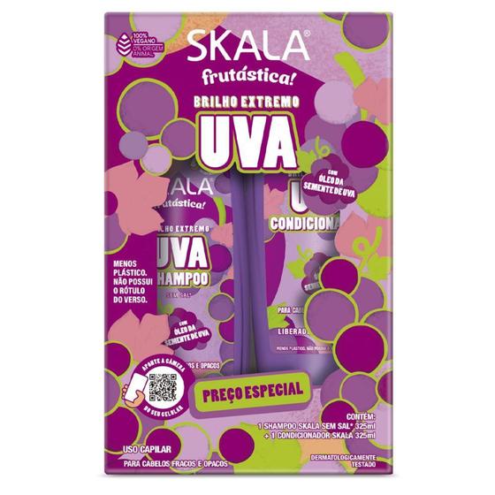 Imagem de Kit Shampoo + Condicionador Skala Uva 325ml