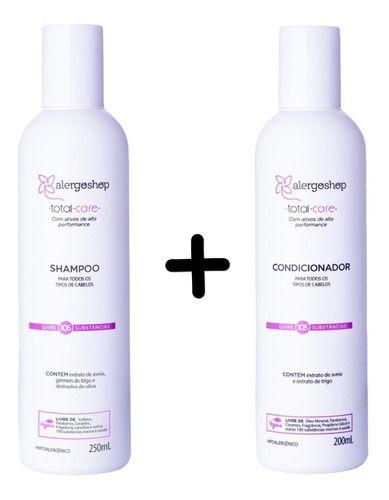 Imagem de Kit Shampoo + Condicionador Total Care Alergoshop S/ Alergia