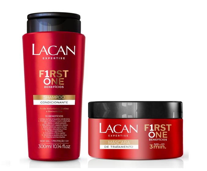 Imagem de Kit Shampoo Condicionante + Máscara First One Lacan