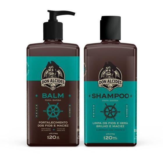 Imagem de Kit Shampoo e Balm Para Barba Calico Jack Don Alcides