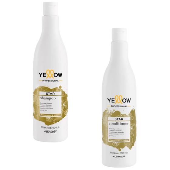 Imagem de Kit Shampoo E Condicionador 500Ml Yellow Star