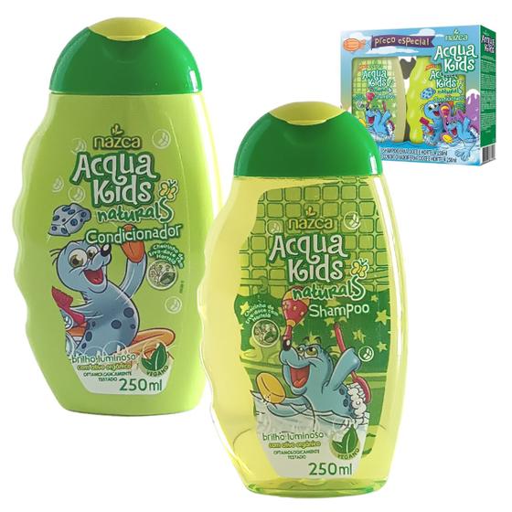 Kit Shampoo e Condicionador Acqua kids Infantil Vegano Nazca Kit