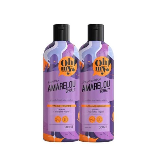 Imagem de Kit Shampoo e Condicionador Amarelou Geral! Oh My! - 500ml