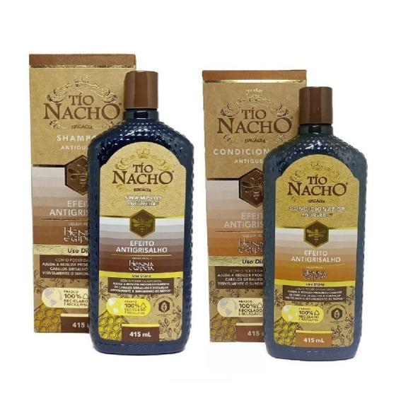 Kit Shampoo e Condicionador Antigrisalho 415mL - Tio Nacho é ruim? Kit Shampoo e Condicionador Antigrisalho 415mL - Tio Nacho é boa?