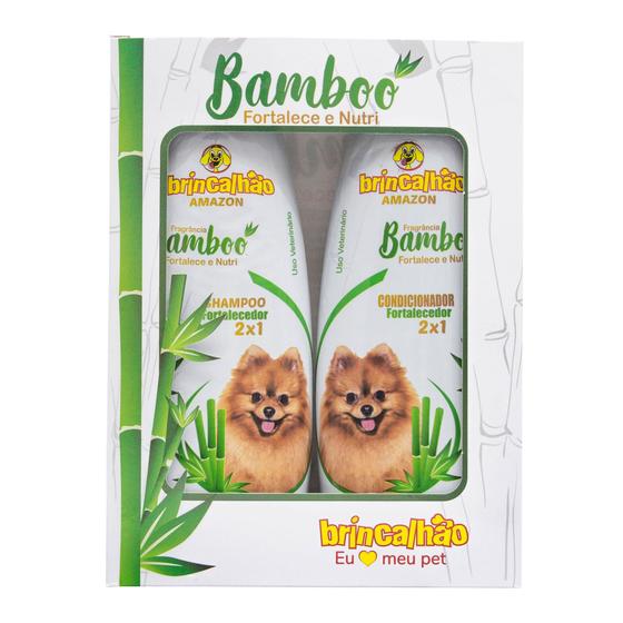 Imagem de Kit Shampoo e Condicionador Brincalhão Bamboo 500ml