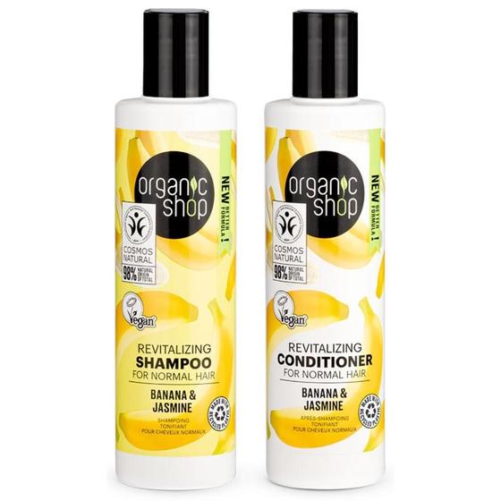 Imagem de Kit shampoo e Condicionador Cabelo Liso Organic Shop