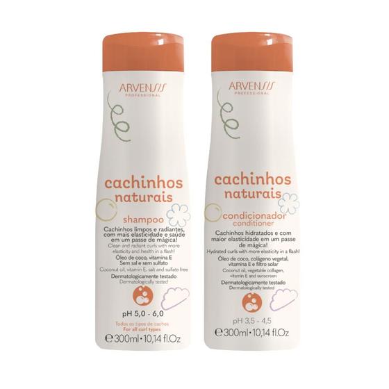 Imagem de Kit Shampoo e Condicionador Cachinhos Infantil Arvensis