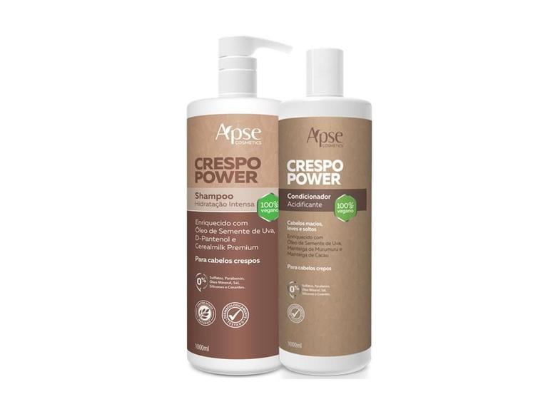Imagem de Kit Shampoo E Condicionador Crespo Power 1L - Apse