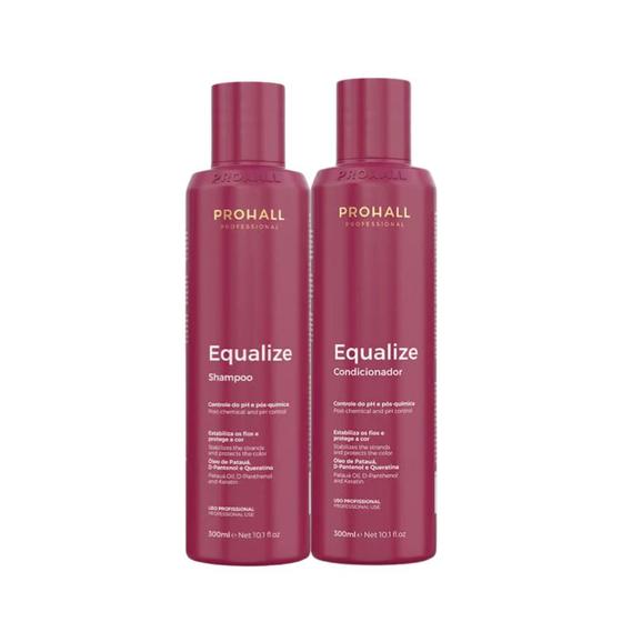 Imagem de Kit Shampoo e Condicionador Equalize Prohall Pós Química