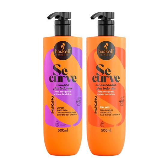 Imagem de Kit Shampoo e Condicionador Haskell Se Curve 500ml