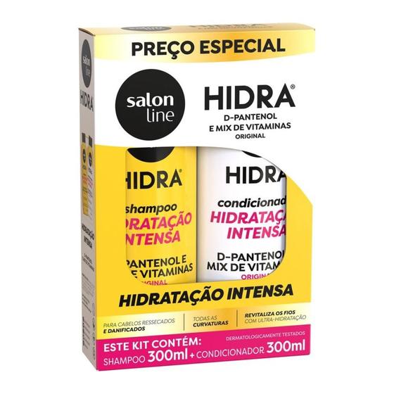 Imagem de Kit Shampoo E Condicionador Hidratação Intensa Salon Line