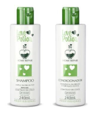 Imagem de Kit Shampoo E Condicionador Home Care Óleo De Coco 240ml