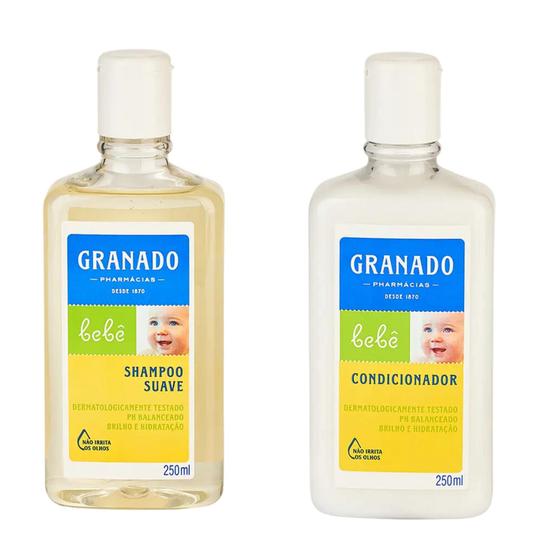Imagem de Kit Shampoo e Condicionador Infantil Granado Bebe Tradicional