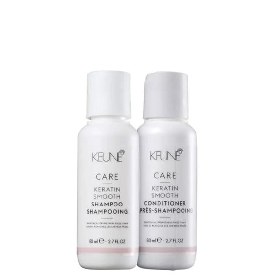 Imagem de Kit Shampoo e Condicionador Keratin Smooth 80ml - Keune