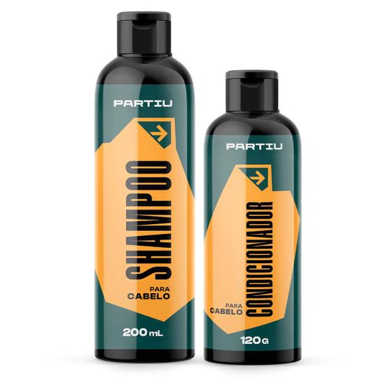 Imagem de Kit Shampoo e Condicionador Para Cabelo Vigor Partiu